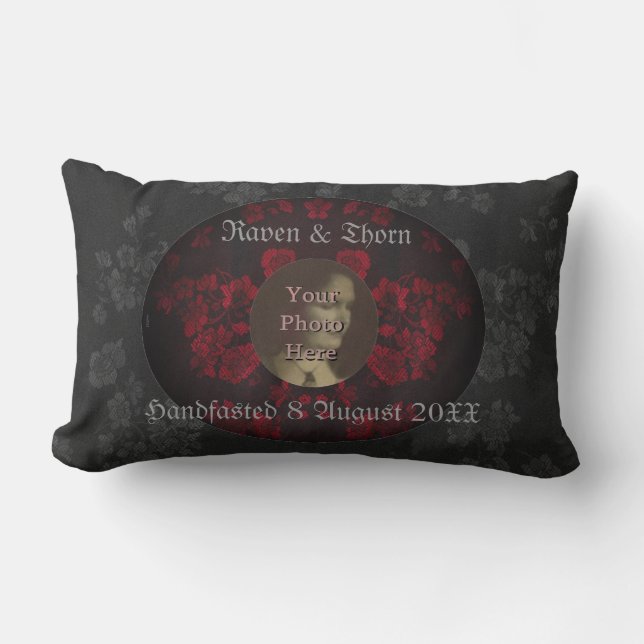 Eternal Handfasting/Wedding Suite Lumbar Pillow (Front)