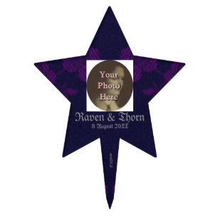 Eternal Handfasting/Wedding Suite Purple Cake Topper