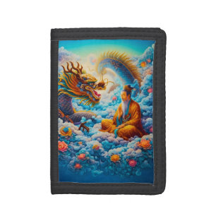 Eternal Harmony: Dragon’s Blessing Tri-fold Wallet