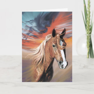 Eternal, Kaldero Horse Sympathy Card