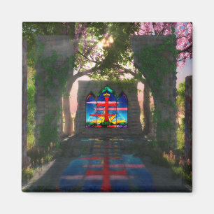Eternal Light Easter Magnet