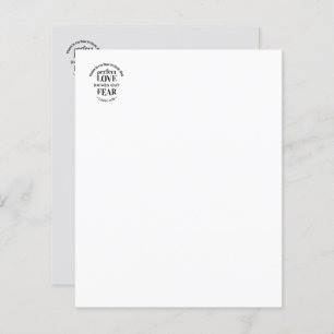 Eternal Love - 1 John 4:18 Scripture Quote Art