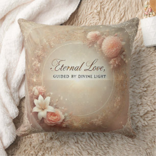 Eternal Love AI art  Throw Pillow