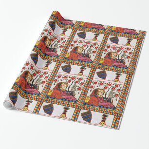 ETERNAL LOVE ANTIQUE PARCHMENT WRAPPING PAPER