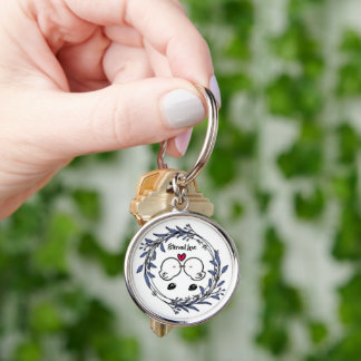 Eternal Love Birds Keychain