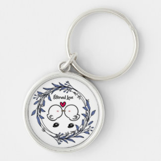 Eternal Love Birds Keychain