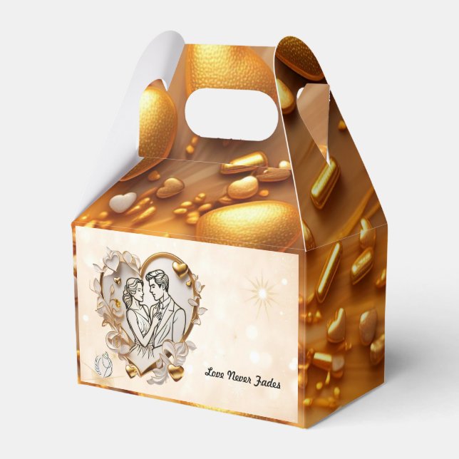 "Eternal Love Design" Favor Boxes (Front Side)