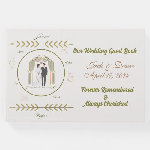 Eternal Love Faith_Filled Wedding Guest Book