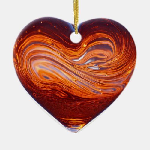 Eternal Love Handcrafted Ceramic Heart Ornament