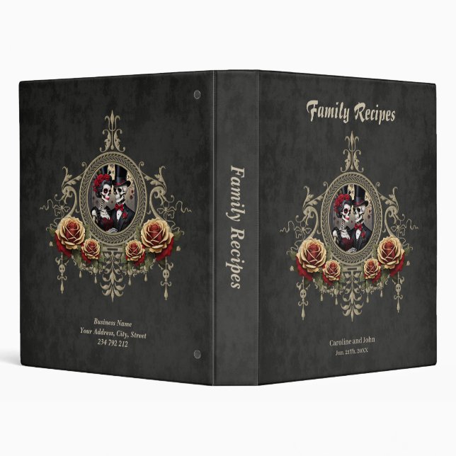 Eternal love in the darkness. 3 ring binder (Background)