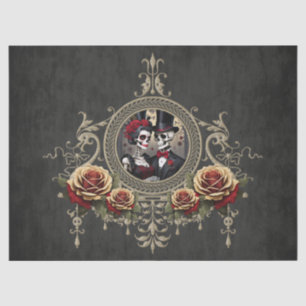 Eternal love in the darkness. tissue paper