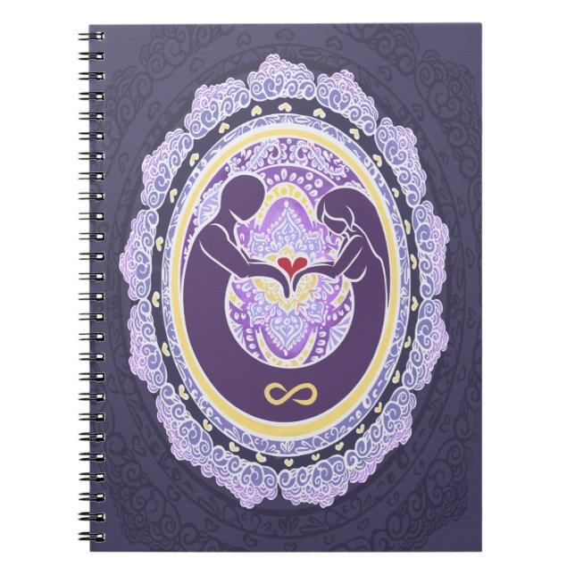 Eternal Love Mandala Notebook (Front)