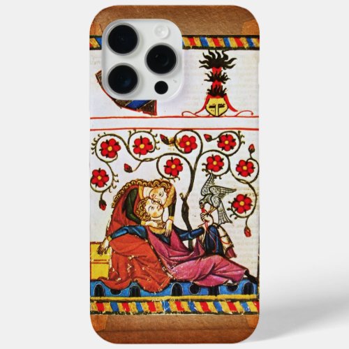ETERNAL LOVE Medieval Miniature Parchment iPhone 15 Pro Max Case