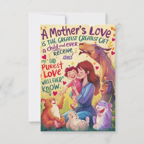 Eternal Love Mothers Day Greeting Card Collecti