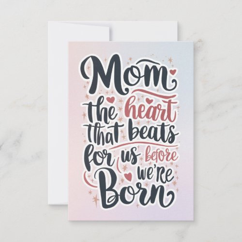  Eternal Love Mothers Day Greeting Card Thank You Card