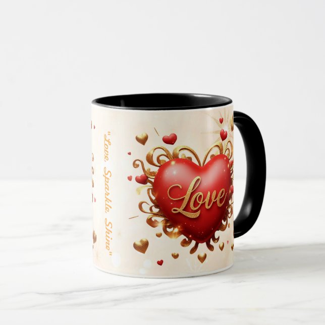 "Eternal Love Spark" Mug (Front Right)
