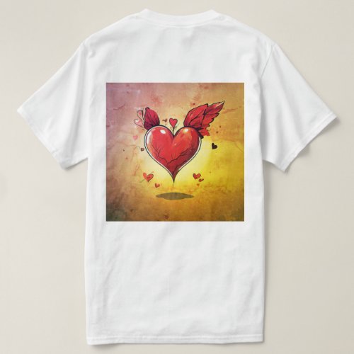  Eternal Love Traditional Tattoo T_Shirt Design