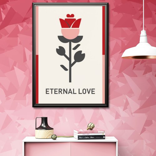 Eternal Love Valentines Day Poster