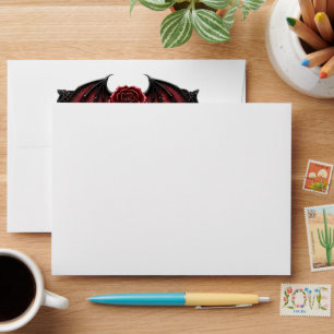 Eternal Night Gothic Vampire Wedding Dark Romance Envelope