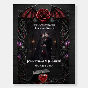 Eternal Night Gothic Vampire Wedding Dark Romance Foam Board