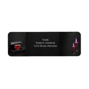 Eternal Night Gothic Vampire Wedding Dark Romance  Label