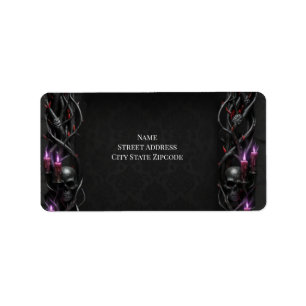 Eternal Night Gothic Vampire Wedding Dark Romance Label