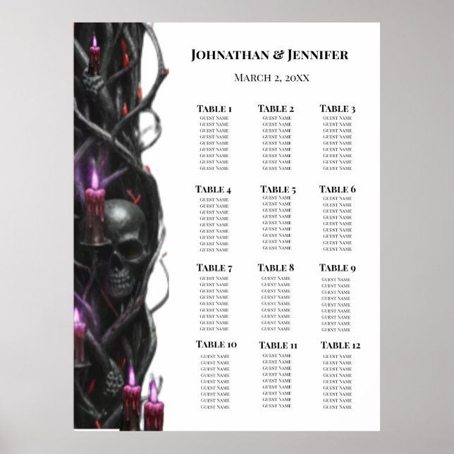 Eternal Night Gothic Vampire Wedding Dark Romance Poster (Front)