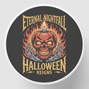 Eternal Nightfall Halloween Skull Pumpkin Mini Candle Favors
