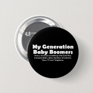 Eternal Nostalgia: Boomer's Retro Quote Button