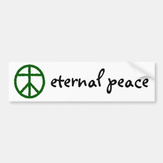 Eternal Peace Bumper Sticker