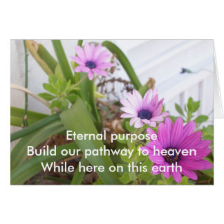 Eternal Purpose Prpl Daisies Cards