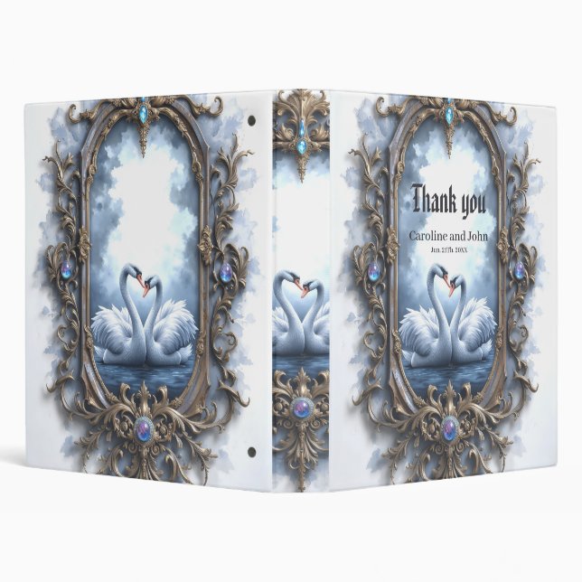 Eternal Reflection – The Swanheart Union.  3 Ring Binder (Background)