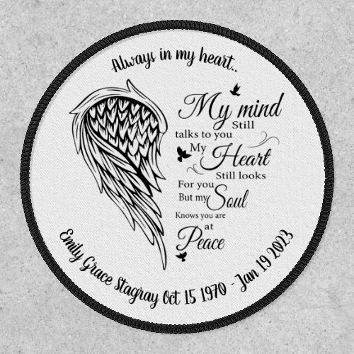 Eternal Remembrance Angel‑Wing Tribute Patch