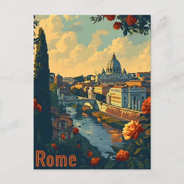 Eternal Rome: Vintage Postcard (Front)