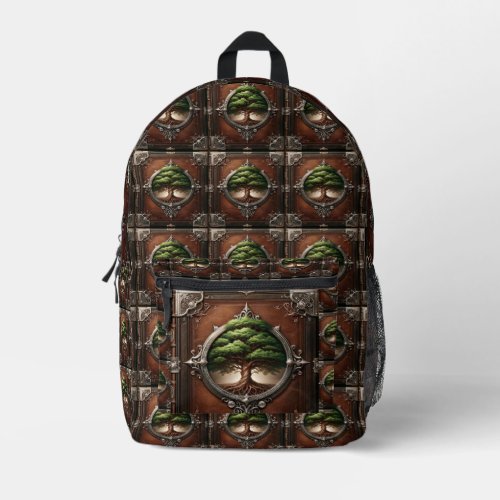 Eternal Roots Tree of Life  Printed Backpack