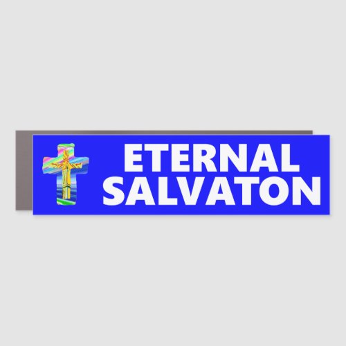 Eternal Salvation Car Magnet