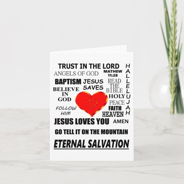 Eternal Salvation Card (Front)