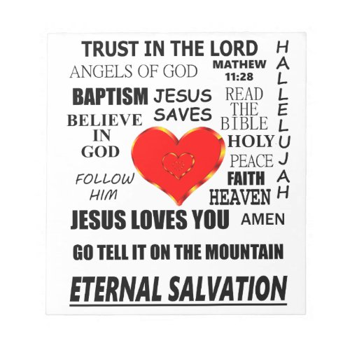 Eternal Salvation Notepad