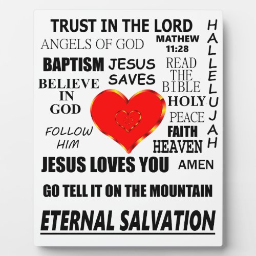 Eternal Salvation Plaque