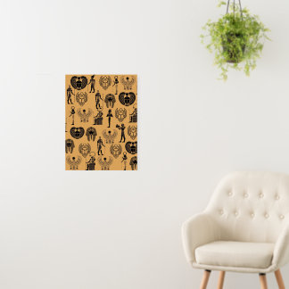 Eternal Sands: Egyptian Antique Elegance for Time Foam Board