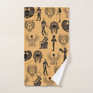 Eternal Sands: Egyptian Antique Elegance for Time Hand Towel