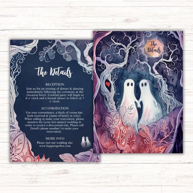 Eternal Soulmates Wedding Details Enclosure Card (Creator Uploaded)