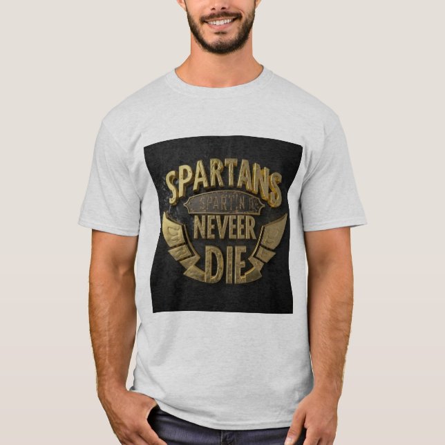 Eternal Spartans The Unyielding Spirit T-Shirt (Front)