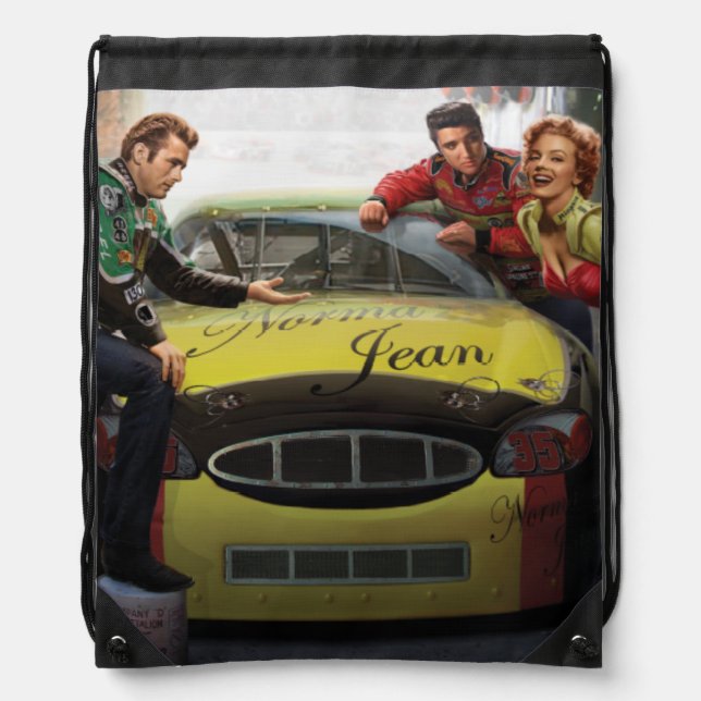 Eternal Speedway Drawstring Bag (Front)
