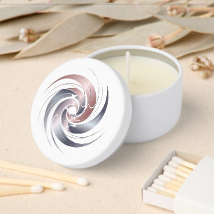 Eternal Spiral – Modern Energy Flow Design Mini Candle Favors