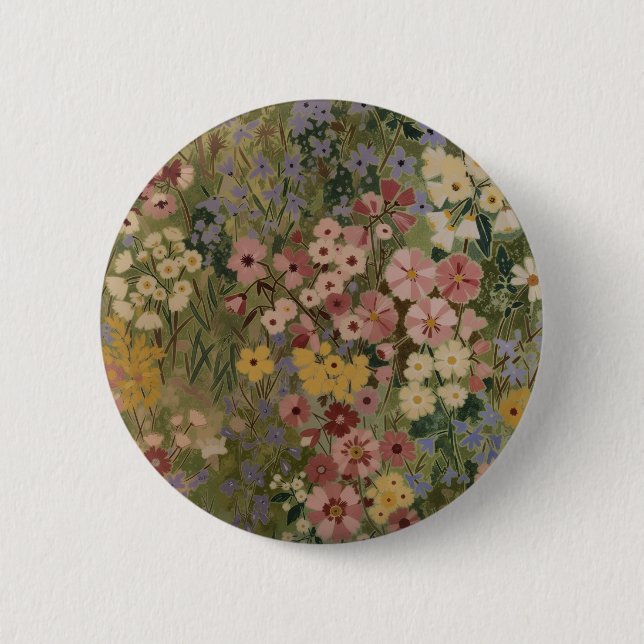 Eternal Spring Bloom Button (Front)