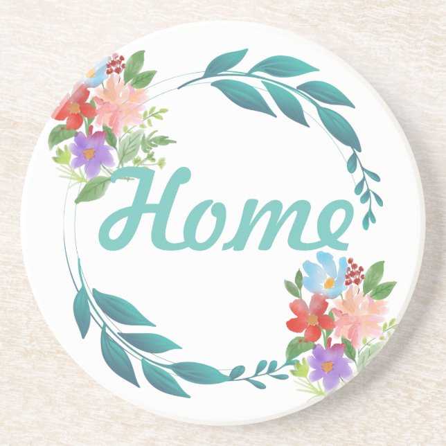 Eternal Spring Colors & Flowers Coaster (Front)