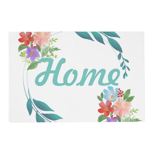 Eternal Spring Colors & Flowers Placemat (Front)