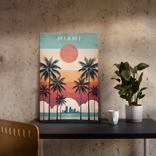 Eternal Summer: The Miami Mirage Acrylic Print