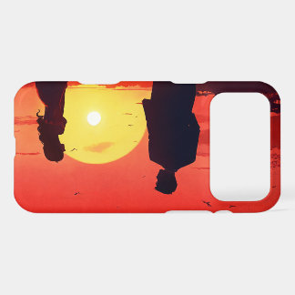 Eternal Sunset Silhouette - Crimson Romance iPhone 17 Pro Max Case